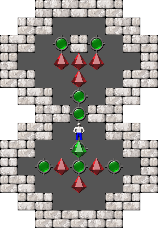 Sokoban Mass Remodel level 1867